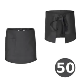 zapaska-kelnerska-fartuch-kucharski-50cm-szara