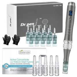 dr-pen-derma-pen-ulitma-m8-10x-kartridz-5x-ampulki-bielenda-hialuronowy