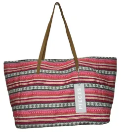 torba-plazowa-pieces-miejska-shopper-na-plaze-piknik-zapinana-magnes-duza
