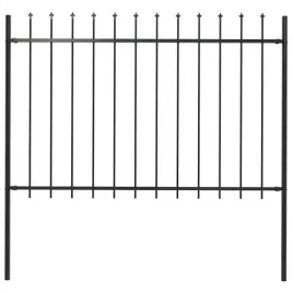 vidaxl-panel-ogrodzeniowy-z-grotami-18-m-czarny