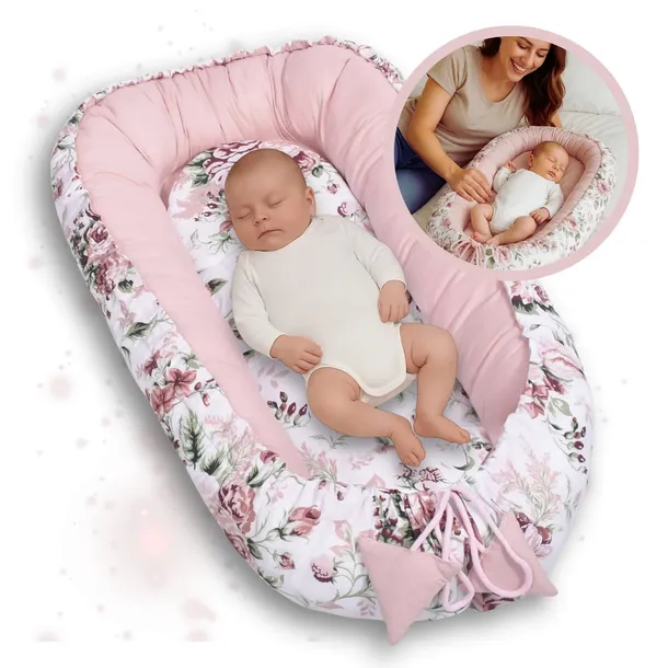 Kokon niemowlęcy gniazdko kojec otulacz prezent na baby shower Dreamland