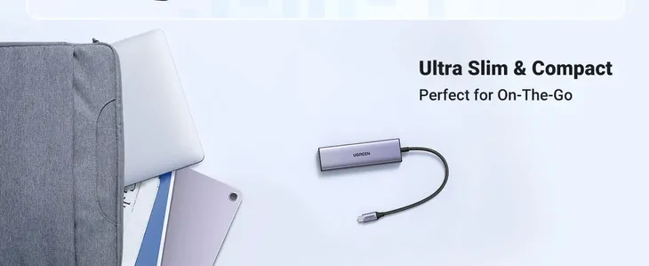 ugreen-adapter-hub-usb-c-do-hdmi-3x-usb-a-3-0-waga-z-opakowaniem-0-15-kg-liczba-portow-4