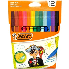 kolorowe-flamastry-12szt-bic-flamastry-pisaki-mazaki-12-kolorow