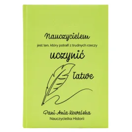 kalendarz-a5-2026-seledynowy-dla-nauczyciela-czyni-z-trudnych-rzeczy-latwe