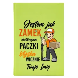 kalendarz-a5-2026-seledynowy-dla-kuriera-dostarczam-paczki-blyskawicznie-wz