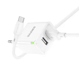 ladowarka-sieciowa-2xusb-21a-z-kablem-usb-na-typ-c-borofone