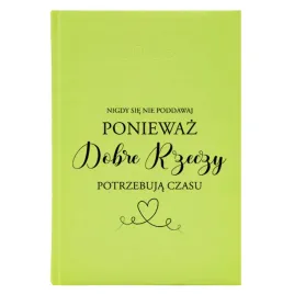 kalendarz-a5-2026-seledynowy-planer-dobre-rzeczy-potrzebuja-czasu-mix-wz
