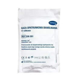 gaza-opatrunkowa-jalowa-17-nitkowa-bawelniana-hartmann-1m2-1-sztuka