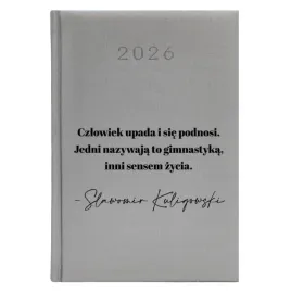 kalendarz-ksiazkowy-a5-2026-srebrny-planer-czlowiek-upada-i-sie-podnosi-wz
