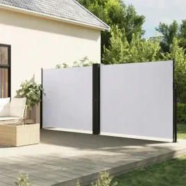 vidaxl-zwijana-markiza-boczna-biala-160x1000-cm