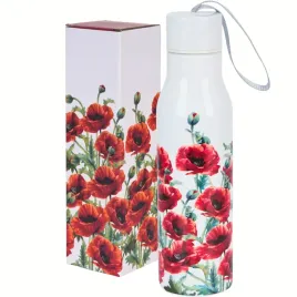 butelka-termiczna-termos-500-ml-stal-nierdzewna-flower-classic-poppies