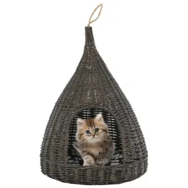 vidaxl-domek-dla-kota-z-poduszka-szary-40x60-cm-wiklina-tipi