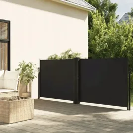 vidaxl-zwijana-markiza-boczna-czarna-140-x-600-cm