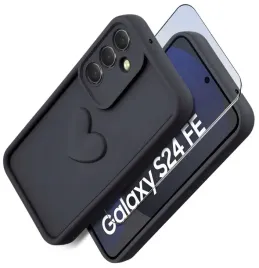 etui-do-samsung-s24-fe-silikonowe-matowe-serce-szklo-ochronne-na-ekran-9h