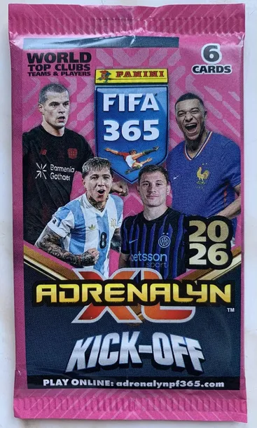 FIFA 365 Adrenalyn XL 2026 PANINI KICK-OFF karty Saszetka