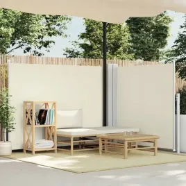vidaxl-zwijana-markiza-boczna-kremowa-140-x-1000-cm