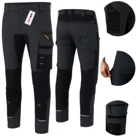 elastyczne-spodnie-robocze-meskie-bhp-stretch-mocne-ochronne-spandex-szare