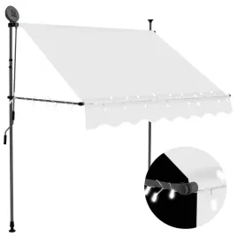 vidaxl-recznie-zwijana-markiza-z-led-100-cm-kremowa