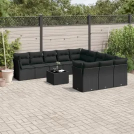 vidaxl-12-cz-zestaw-mebli-do-ogrodu-z-poduszkami-czarny-polirattan