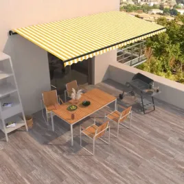 vidaxl-recznie-zwijana-markiza-600x350-cm-zolto-biala