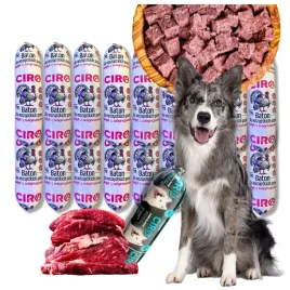 karma-mokra-dla-psa-baton-indyk-z-wieprzowina-ciro-93percent-miesa-19x1kg-gratis