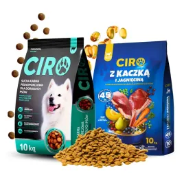 karma-sucha-dla-psa-wolowina-i-kaczka-z-jagniecina-adult-ciro-2x-10kg