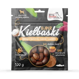 syta-micha-kielbaski-dla-psa-pstrag-z-batatem-cukinia-100g