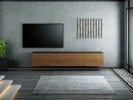 wiszaca-szafka-rtv-280-cm-wysoka-czarny-mat-dab-casella-brazowy-egger