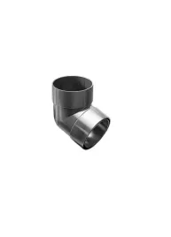 kolano-dwukielichowe-proaqua-pcv-grafit-675-63mm