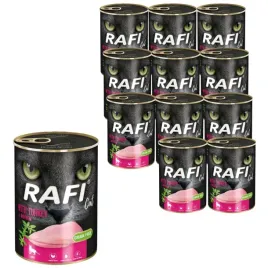 rafi-cat-turkey-indyk-karma-mokra-dla-kota-z-indykiem-bezzbozowa-400g-x12