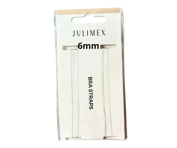 Ramiączka silikonowe transparentne do biustonosza Julimex 6mm