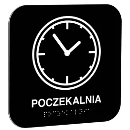 tabliczka-poczekalnia-16x16-cm-czarna-or-braille-dla-niewidomych