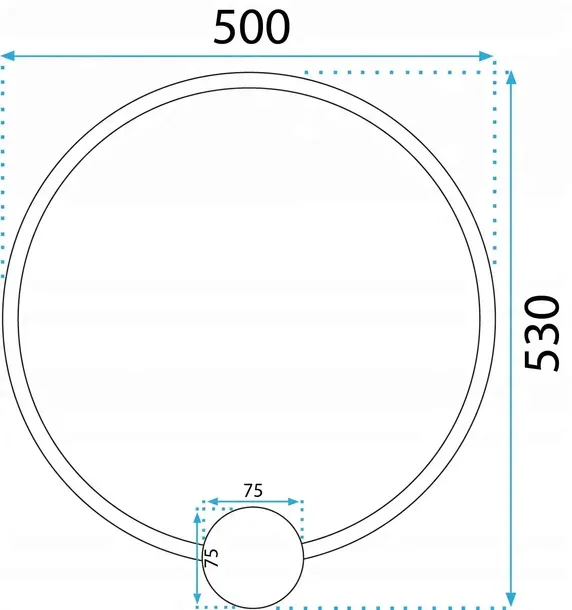 lampa-scienna-kinkiet-led-ring-kolo-50cm-black-czarny-barwa-swiatla-bialy-neutralny