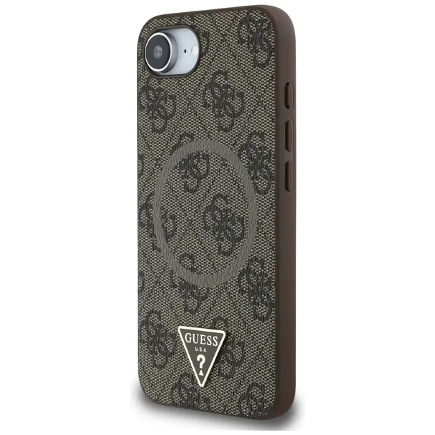 etui-guess-4g-ring-triangle-logo-magsafe-do-apple-iphone-16e-brazowy-certyfikat-ce