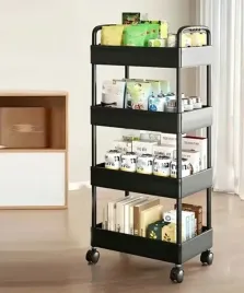 regal-polka-kuchenna-lazienkowa-szafka-na-kolkach-organizer-czarny-4-poziom