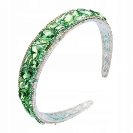 ecarla-opaska-do-wlosow-klasyczna-zielony