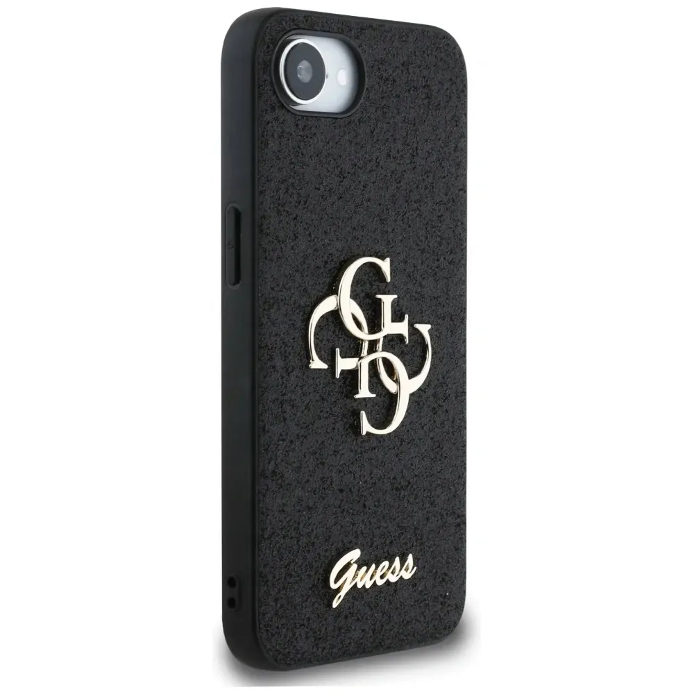 etui-guess-fixed-glitter-big-4g-do-apple-iphone-16e-czarny-stan-nowy
