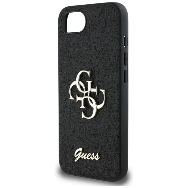 etui-guess-fixed-glitter-big-4g-do-apple-iphone-16e-czarny-material-tworzywo-sztuczne