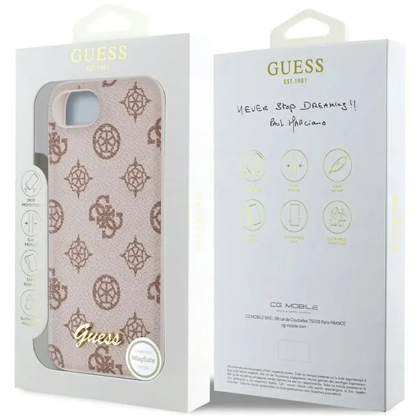 etui-guess-peony-script-logo-magsafe-do-apple-iphone-16e-brazowy-stan-nowy-kolor-brazowy
