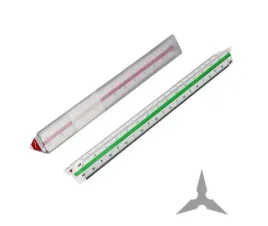 skalowka-linijka-metalowa-do-biura-trojkatna