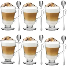 szklanki-do-kawy-latte-zestaw-6-szt-szklanka-320ml-z-lyzeczkami-wzor-korale