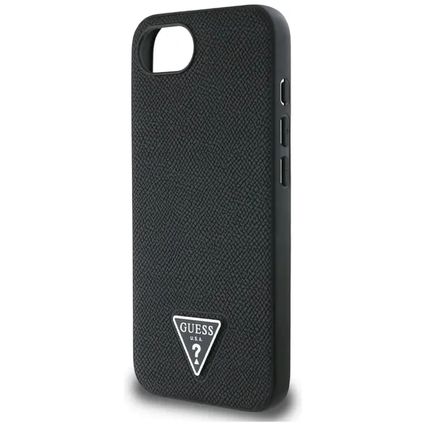 etui-guess-grained-triangle-magsafe-do-apple-iphone-16e-czarny-pasuje-do-modelu-iphone-16e