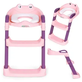 nakladka-na-toalete-dla-dzieci-ze-schodkami-drabinka-rozowa-ecotoys