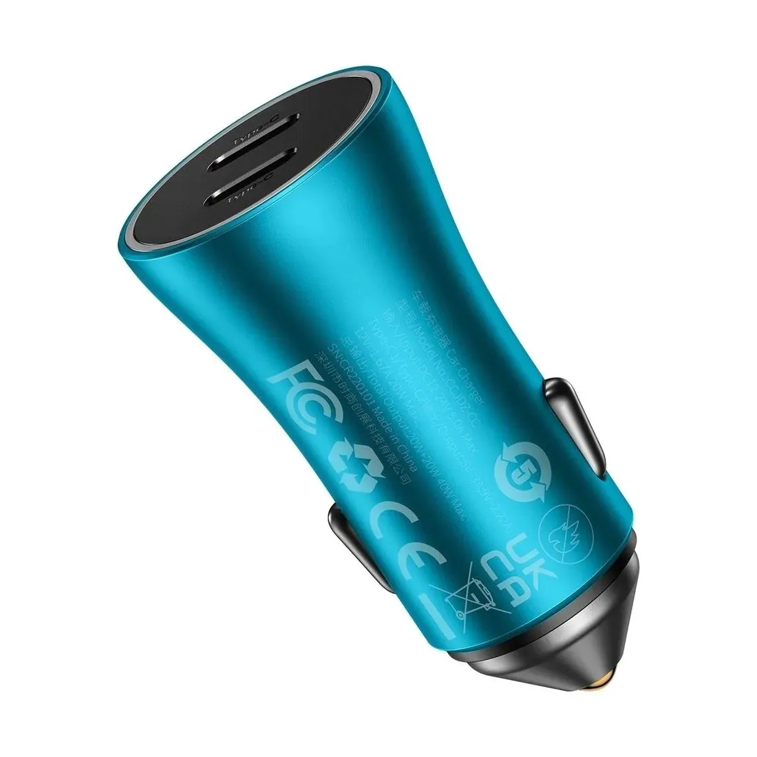 baseus-ladowarka-samochodowa-2x-usb-typ-c-40w-kolor-niebieski