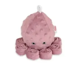 przytulanka-osmiornica-z-grzechotka-minky-w-kropki