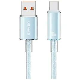 kabel-usb-a-usb-c-usams-cloud-series-us-sj658-6a-12m-niebieski