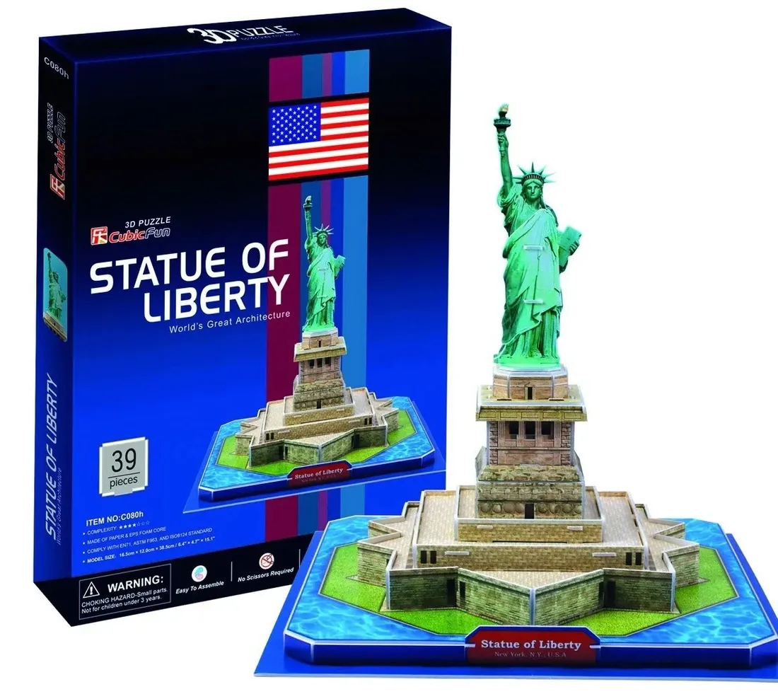 puzzle-3d-40-el-statua-wolnosci-cubic-fun-01045-kod-producenta-01045