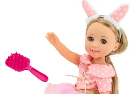 lalka-rozowa-sukienka-dlugie-wlosy-opaska-szczotka-38cm