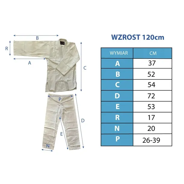 kimono-enero-120-cm-linia-regular