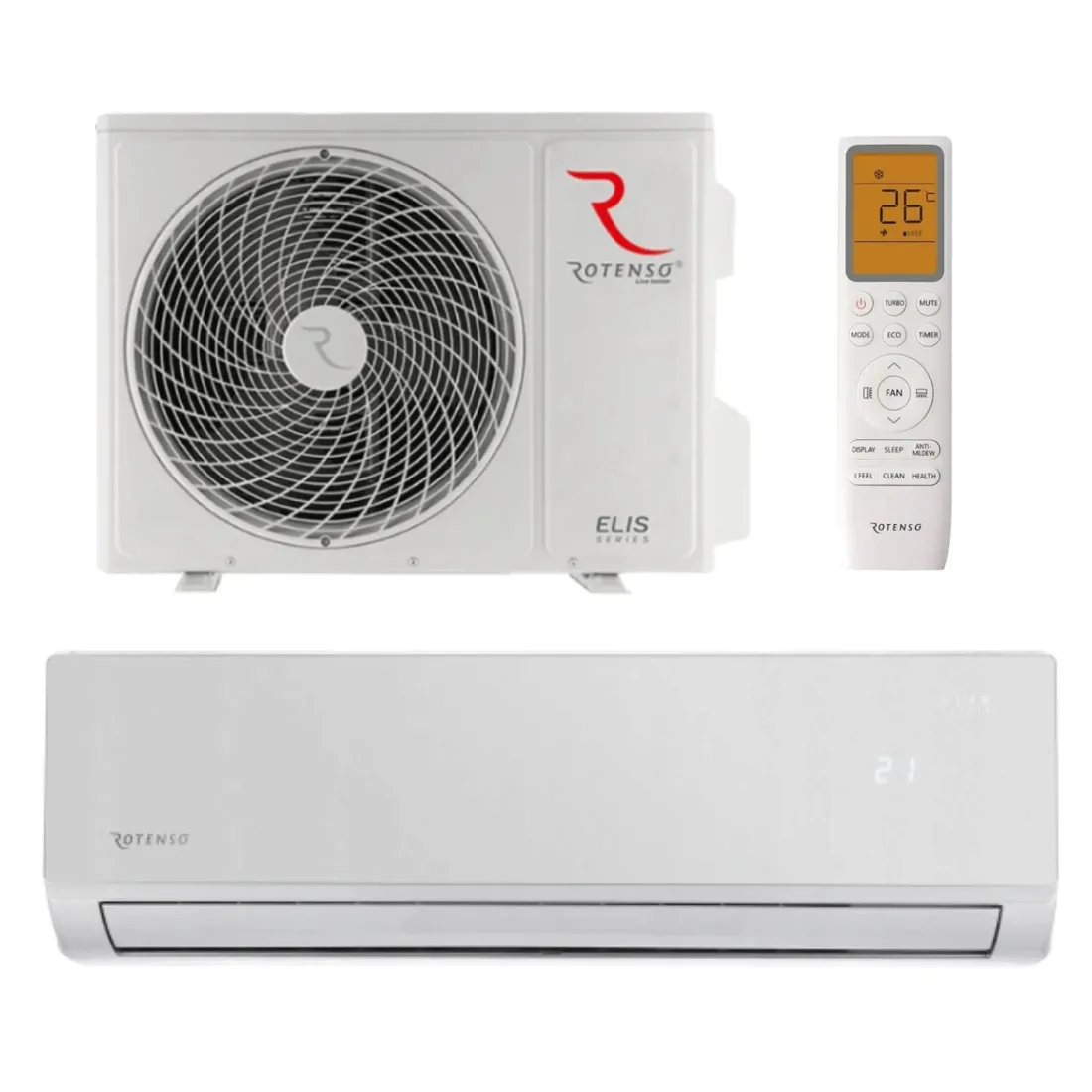 klimatyzator-scienny-51-kw-split-komplet-rotenso-elis-silver-stan-nowy